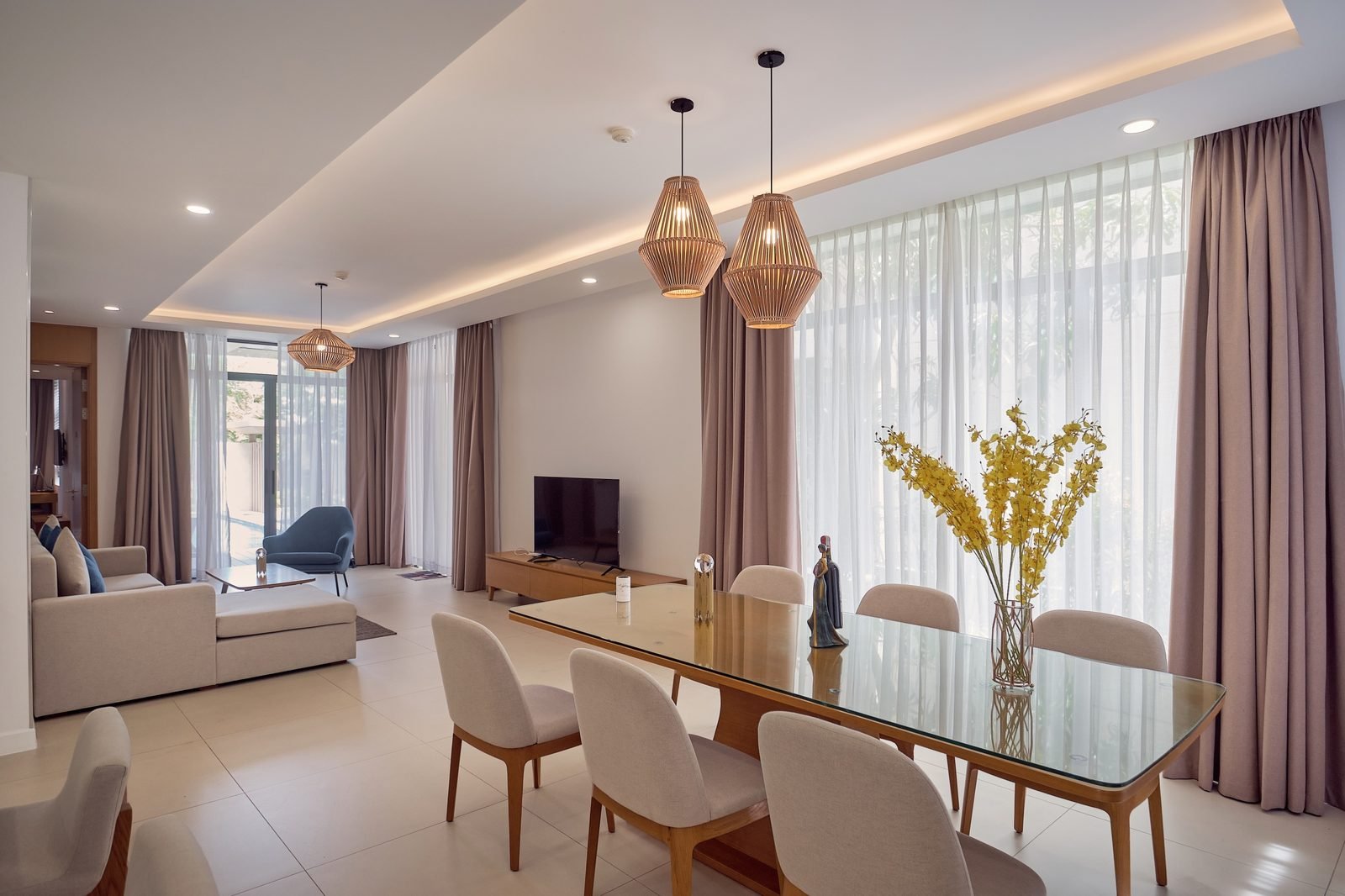 Living and dining interior